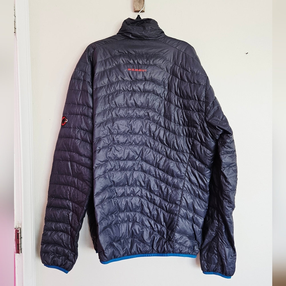 Mammut Jacket Mens Extra Large Blue Broad Down Puffer Lightweight XL - Picture 2 of 5